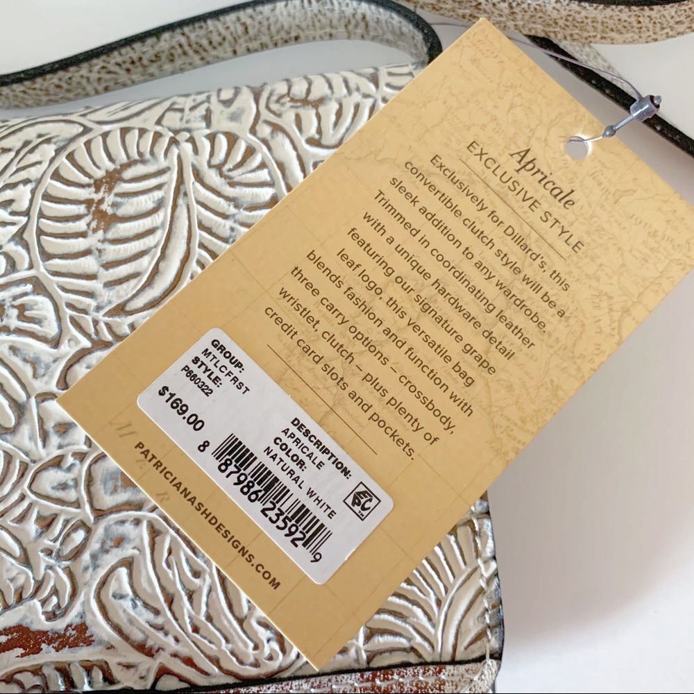 Patricia Nash Forest Tooled Apricale Crossbody Bag - Picture 8 of 8